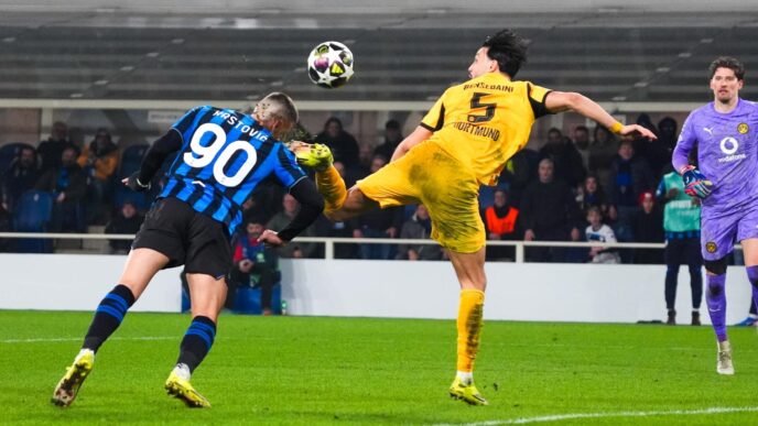 Lazar Samardzic strikes in the 98th minute as Atalanta complete a historic 4-3 aggregate comeback against Dortmund to reach the UCL Last 16.