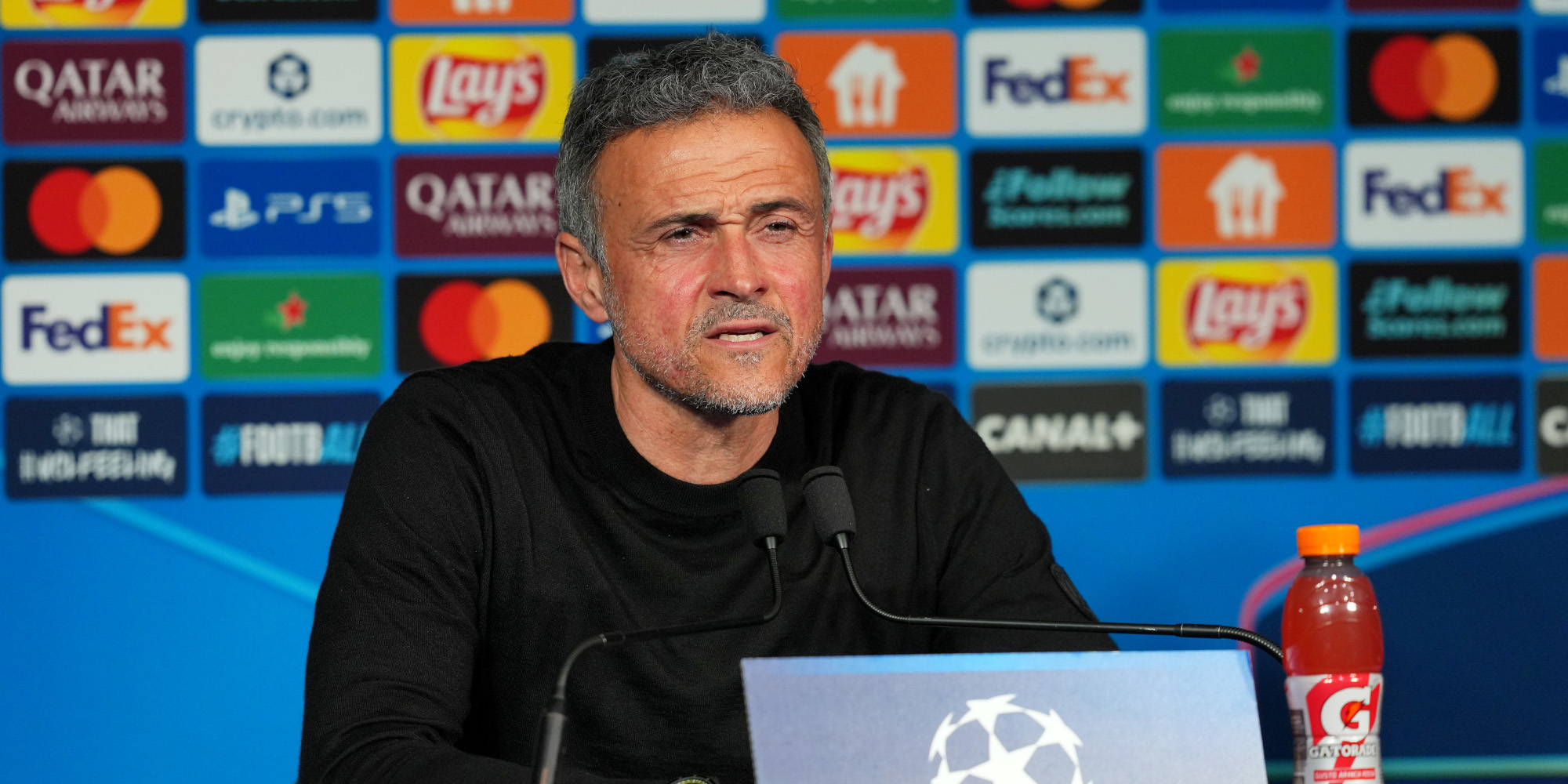Luis Enrique reacts to PSG’s narrow 5-4 aggregate win over Monaco. The PSG boss labels his side "competition experts" ahead of a potential clash with Barcelona or Chelsea.