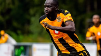 Flavio Silva celebrating goal for Kaizer Chiefs in Betway Premiership