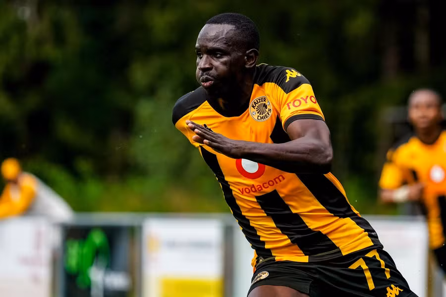 Flavio Silva celebrating goal for Kaizer Chiefs in Betway Premiership